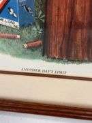Framed Steve St. Clair Print "Another Day's Limit"