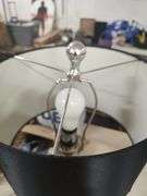 2 TABLE LAMPS WITH SHADES - 26 INCHES TALL