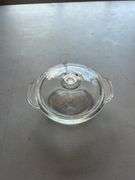 Fire-King Glass Casserole Dish with Lid - 405 Made in USA