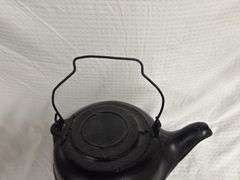 Cast Iron Kettle with Wire Handle