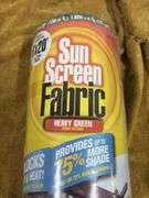 SUNSCREEN FABRIC.  NEVER OPENED  6FT X 20 FT