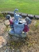 Figural Garden Water Pump Statue