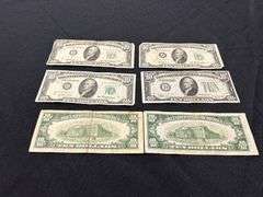 Lot of Twelve US $10 Bills