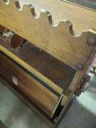 Ornate Pump Organ and Matching Stool