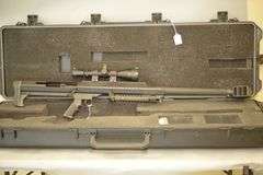 Barrett Firearms Model 99 Bolt Action Rifle In .50 BMG Caliber With 4.5-14 Power Leupold Scope,