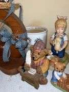 Assorted Collectible Figurines and Decorative Items