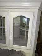 White Painted Corner Display Cabinet
