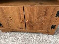 Wooden TV Stand with Storage