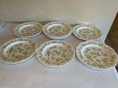 Petite Flora Ironstone Plates - Set of 7