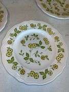 Petite Flora Ironstone Plate Collection - Made in Japan