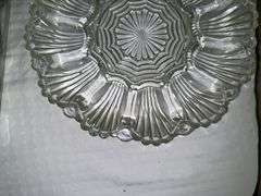 Collection of Three Pressed Glass Serving Dishes
