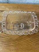 Elegant Clear Glass Candy Dish with Lid