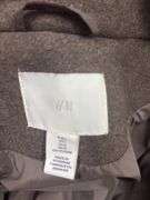 WOMENS- H&M- SIZE LARGE- WOOL BLEND TRINCH COAT-