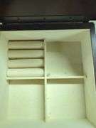 Mahogany Finish Jewelry Armoire