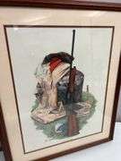 Framed Steve St. Clair Print "Another Day's Limit"
