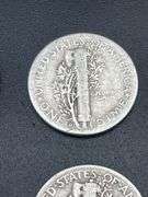 TWELVE MERCURY DIMES