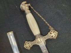 Decorative Masonic Sword with Scabbard