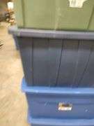 4 STORAGE TOTES - 31 AND 35 GALLONS