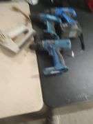 STANLEY ELECTRIC STAPLER AND DRILLS - NO CHARGER AND ONLY 1 BATTERY