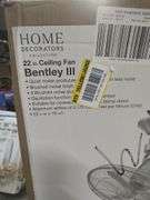 HOME DECORATORS - BENTLEY III 22 INCH CEILING FAN - NEW IN BOX