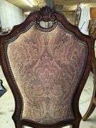 Wood Dining Table with Six Chairs