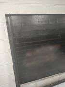 QUEEN SIZE FARMHOUSE STYLE BED - HEADBOARD WITH FOOTBOARD AND RAILS AND SLATS MATTRESS WILL BE GIVEN TO BUYER IF WANTED