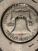 FRANKLIN HALF DOLLAR 1953 D SILVER