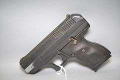 Hi-Point C9 Pistol In 9MM Luger Caliber, has safety on left rear of slide, adjustable sights, one single stack magazine, about good condition, no box or book, SN-P1409435.