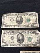 Lot of Five $20 Bills