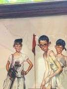 Assorted Home Decor - Norman Rockwell Print, Mason Jar Table Lamp, and More