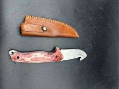 Mossy Oak Gut Hook Knife with Sheath