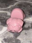 3D PRINTED PINK PIG CELL PHONE HOLDER  CELL PHONE NOT INCLUDED