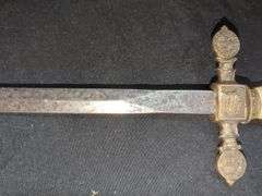 Ornate Ceremonial Sword and Scabbard