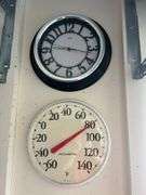 Sharp Clock and AcuRite Thermometer