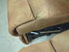 Brown Reclining Loveseat