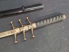 Decorative Fujiwara Master Katana Sword with Sheath