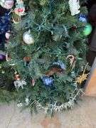 Assorted Decorated Christmas Trees with Ornaments
