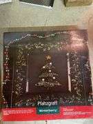 Holiday Decor Lot - Deer Scene Art, Ornaments, Pfaltzgraff Winterberry