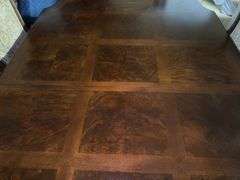 Wood Dining Table with Six Chairs