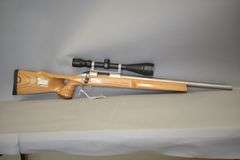 Custom Benchrest Bolt Action Rifle In .243 Ackley Improved Caliber,
