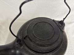 Cast Iron Kettle with Wire Handle