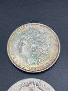 FOUR MORGAN SILVER DOLLARS