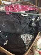BOXES OF GENERAL HOUSEHOLD ITEMS AND CLOTHES