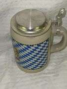 Ceramic Pitcher with Heart Design and GERZ Bavarian Beer Stein