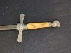 Decorative Sword with Spartan Helmet Pommel