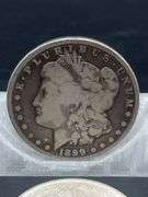 TWO MORGAN SILVER DOLLARS