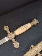 Ornate Ceremonial Sword with Scabbard and Belt