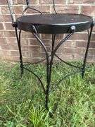Pair of Decorative Metal Patio Chairs