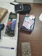 DOMINO'S - POKER CHIPS - GLUE GUN AND ETC