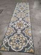 THRESHOLD RADIANT GRAY AREA RUG - 2 FT X 7 FT